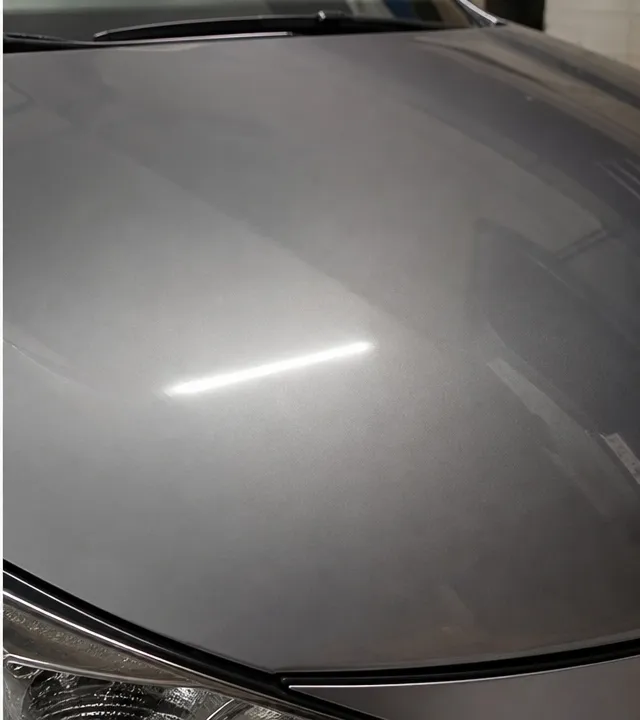 After paintless dent repair — clean, flawless panel